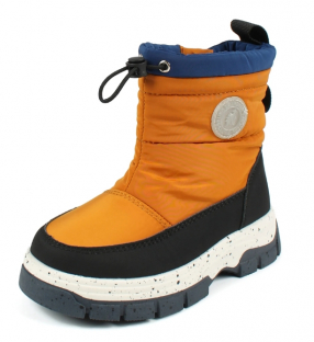 AL 15391 Оранж 23-1,24-1,25-1,26-1,27-1,28-1 Antilopa Ботинки Повсед Дутики Иск.мат, Нат.шерсть Зима Муж