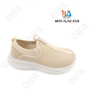 RC51_6075-7L Беж 32-1,33-1,34-2,35-2,36-1,37-1 Boys and Girls П/ботинки Актив.отдых Слипоны Текстиль, Текстиль, ЭВА (EVA-Этиленвинилацетат) Лето жен