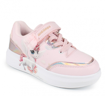 AL 17294 Роз 27-1,28-1,29-1,30-1,31-1,32-1 Antilopa П/ботинки Актив.отдых Кроссовки Иск.мат, Текстиль В/О жен