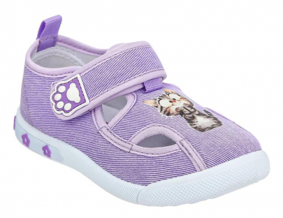 ABD_1026-2_lilac 23-1,24-1,25-1,26-1,27-1 Kedberry П/ботинки Повсед Сандалеты Текстиль, Текстиль, Текстиль(80% хлопок, 20% ПЭ) Лето жен