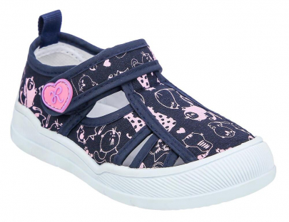 ABF_2513-1_navy 23-2,24-2,25-2,26-2 Kedberry П/ботинки Повсед Сандалеты Текстиль, Текстиль, Текстиль(80% хлопок, 20% ПЭ) Лето жен