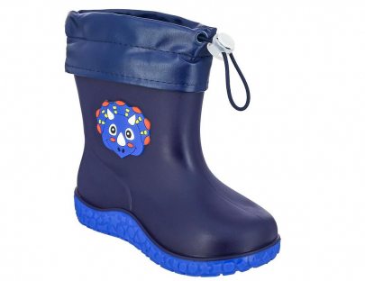 ERU_50082_navy 22-1,23-1,24-1,25-1,26-1 Kedberry Сапоги Повсед Веллингтон ПВХ, Текстиль, Текстиль(80% хлопок, 20% ПЭ) В/О Муж