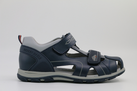 33779п-30 синий-серый 31-1,32-1,33-1,34-1,35-1,36-1,37-1 Kapika П/ботинки Повсед Сандалеты Иск.мат, Кожподклад, ТЭП (термоэластопласт) Лето Муж