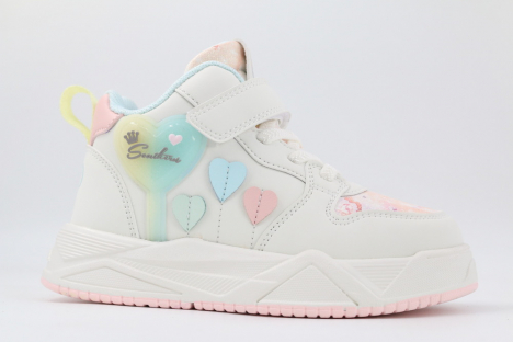 71581-2 молочный 23-1,24-1,25-1,26-1,27-1 Kapika Ботинки Актив.отдых Кроссовки Иск.мат, Текстиль, ЭВА/ТЭП В/О жен