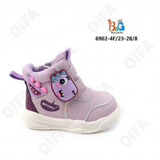 RC51_6902-4F Фиол 23-1,24-1,25-2,26-2,27-1,28-1 Boys and Girls Ботинки Актив.отдых Кроссовки Иск.мат, Текстиль, ЭВА (EVA-Этиленвинилацетат) В/О жен