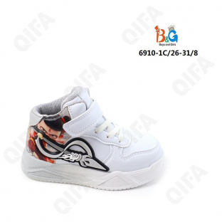 RC51_6910-1C Бел 26-1,27-1,28-2,29-2,30-1,31-1 Boys and Girls Ботинки Актив.отдых Кроссовки Иск.мат, Текстиль, ЭВА (EVA-Этиленвинилацетат) В/О Муж