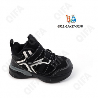 RC51_6911-1A Чёр 27-1,28-1,29-2,30-2,31-1,32-1 Boys and Girls Ботинки Актив.отдых Кроссовки Иск.мат, Текстиль, ЭВА (EVA-Этиленвинилацетат) В/О Муж