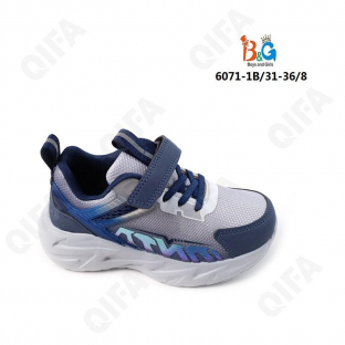 RC51_6071-1B Син 31-1,32-1,33-2,34-2,35-1,36-1 Boys and Girls П/ботинки Актив.отдых Кроссовки Иск.мат, Текстиль, ЭВА (EVA-Этиленвинилацетат) В/О Муж
