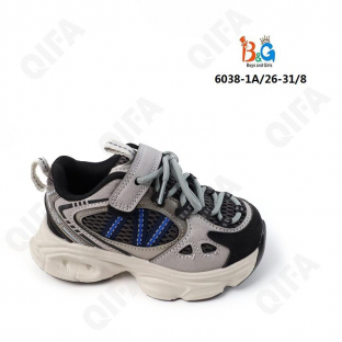 RC51_6038-1A Чёр 26-1,27-1,28-2,29-2,30-1,31-1 Boys and Girls П/ботинки Актив.отдых Кроссовки Иск.мат, Текстиль, ЭВА (EVA-Этиленвинилацетат) В/О Муж