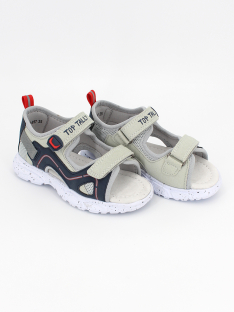 ZR-26-057 Син 22-2,23-2,24-2,25-2,26-2,27-2 Top Tally Туфли Повсед Сандалеты Иск.мат, Текстиль, ЭВА Лето Муж