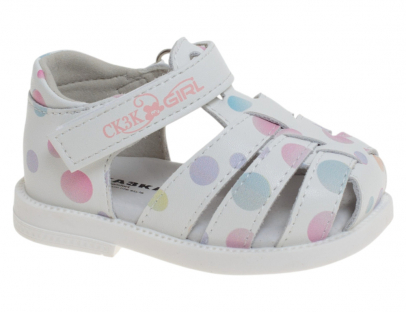 R822210038W Бел 17-2,18-2,19-2,20-2,21-2 Сказка П/ботинки Повсед Сандалеты Иск.мат, Иск.кожа Лето жен