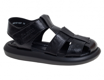 R221511597BK Чёр 33-2,34-2,35-2,36-2,37-2 Сказка Туфли Повсед Сандалеты Иск.мат, Иск.кожа Лето Муж