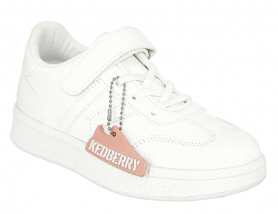 BMF_2311-21_white 31-1,32-1,33-1,34-1,35-1 Kedberry П/ботинки Актив.отдых Кроссовки Иск.мат, Текстиль, Текстиль(50% хлопок, 50% ПЭ) В/О жен