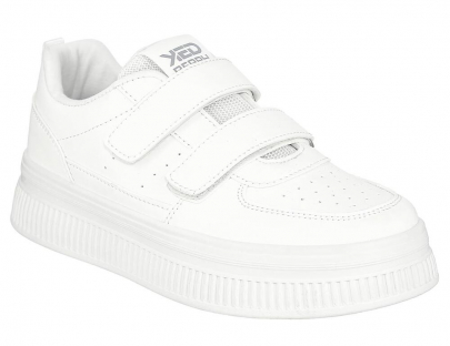 BMQ_2502-10_white 35-1,36-2,37-2,38-2,39-1 Kedberry П/ботинки Актив.отдых Кроссовки Иск.мат, Текстиль, Текстиль(100% ПЭ) В/О жен