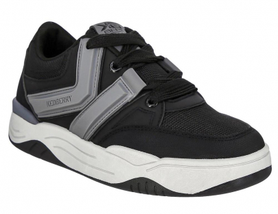 BMT_2506-01_black 36-1,37-1,38-1,39-1,40-1,41-1 Kenka П/ботинки Актив.отдых Кроссовки Иск.мат, Текстиль, Текстиль(100% ПЭ) В/О Муж