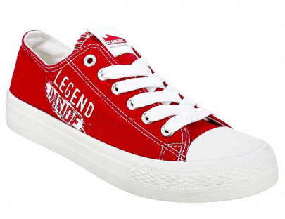 BMV_2508-17_red 33-1,34-1,35-1,36-1,37-1,38-1,39-1,40-1 Kenka П/ботинки Актив.отдых Полукеды Текстиль, Текстиль, ПВХ Лето Муж