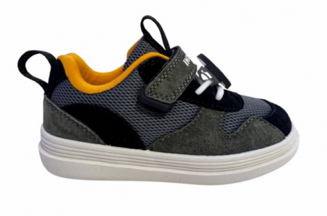 40-1020G Серый / чёрный 25-2,26-2,27-2,28-2,29-2 Indigo kids П/ботинки Актив.отдых Кроссовки Иск.мат, Текстиль, ТЭП В/О Муж