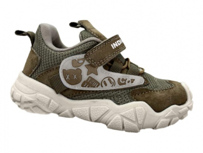 90-650F Беж 25-2,26-2,27-2,28-2,29-2,30-2 Indigo kids П/ботинки Актив.отдых Кроссовки Иск.мат, Текстиль, ТЭП В/О Муж