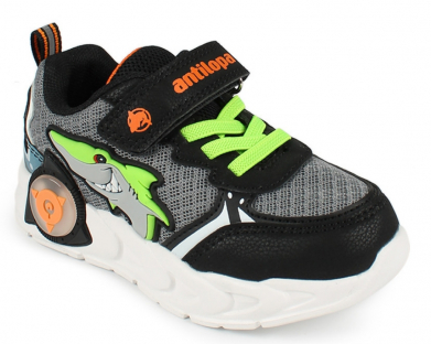 AL 17462 Сер 25-1,26-1,27-1,28-1,29-1,30-1 Antilopa П/ботинки Актив.отдых Кроссовки Иск.мат, Текстиль В/О Муж