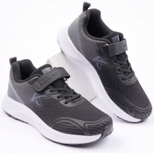 HNR_22-003_black-grey 37-2,38-2,39-2,40-2,41-2 Kedberry П/ботинки Актив.отдых Кроссовки Текстиль, Текстиль, ЭВА В/О Муж