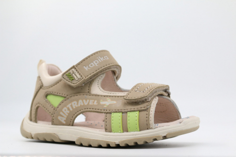 31877к-3 Тёмно-бежевый 21-1,22-1,23-1,24-1,25-1 Kapika Туфли Повсед Сандалеты Иск.мат, Кожподклад, ТЭП (термоэластопласт) Лето Муж