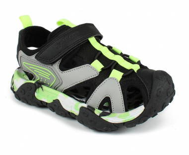 AL 17435 Чёр 30-1,31-1,32-1,33-1,34-1,35-1 Antilopa Туфли Актив.отдых Сандалеты Текстиль, Текстиль Лето Муж