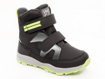 74-0010A/12 Сер 29-1,30-1,31-2,32-2,33-3,34-3 Indigo kids Ботинки Повсед Оксфорд Иск.мат, Мемб/нат.шерсть, ТЭП Зима Муж