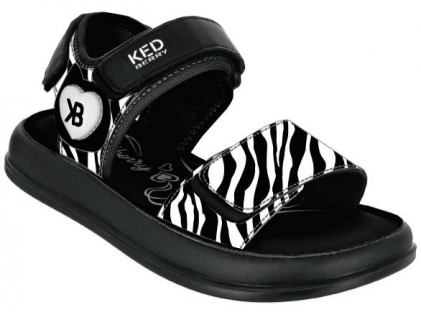 BUJ_527-16_black-white 30-1,31-1,32-1,33-1,34-1,35-1 Kedberry Туфли Повсед Сандалии Иск.мат, Кожподклад, ТЭП Лето жен