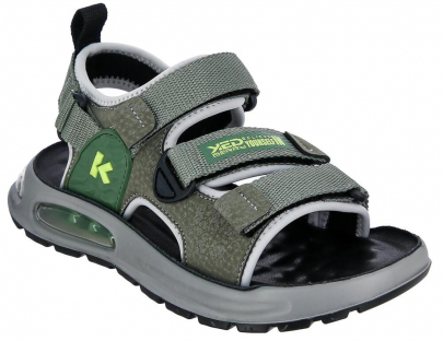 BUK_15-5_khaki 32-1,33-1,34-1,35-1,36-1,37-1 Kedberry Туфли Актив.отдых Сандалии Иск.мат, Текстиль, ТЭП Лето Муж