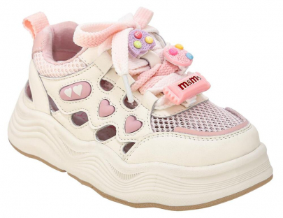 DQU_1129-04_beige-pink 26-1,27-1,28-2,29-2,30-1,31-1 Kenka П/ботинки Актив.отдых Кроссовки Иск.мат, Без подклада, ЭВА Лето жен