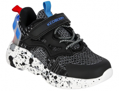EOB_22750_black 28-1,29-1,30-1,31-1,32-1,33-1,34-1,35-1 Kedberry П/ботинки Актив.отдых Кроссовки Текстиль, Текстиль, ЭВА Лето Муж