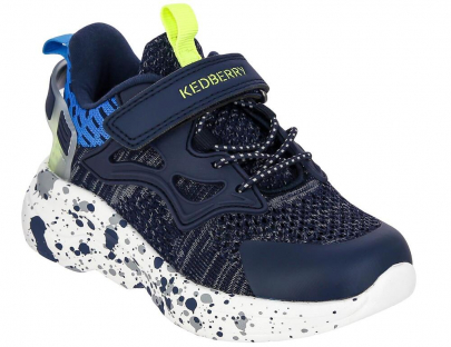 EOB_22750_navy 28-1,29-1,30-1,31-1,32-1,33-1,34-1,35-1 Kedberry П/ботинки Актив.отдых Кроссовки Текстиль, Текстиль, ЭВА Лето Муж