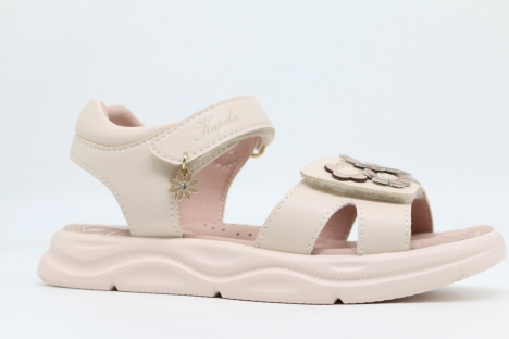 321009п-1 Беж 28-1,29-1,30-1,31-1,32-1 Kapika Туфли Повсед Сандалии Иск.мат, Кожподклад, ЭВА/резина Лето жен