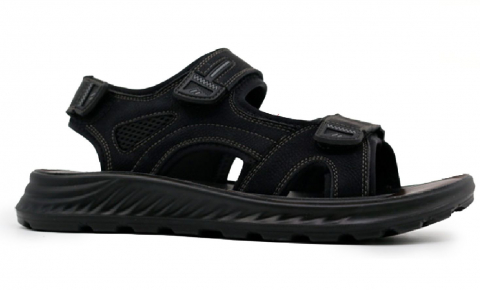 34577к-1 Чёр 38-1,39-1,40-1,41-1,42-1 Kapika Туфли Актив.отдых Сандалии Иск.мат, Текстиль, ПУ Лето Муж