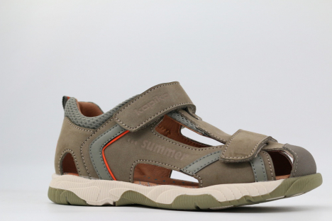 33850к-1 хаки 31-1,32-1,33-1,34-1,35-1 Kapika П/ботинки Повсед Сандалеты Иск.мат, Кожподклад, ТЭП (термоэластопласт) Лето Муж