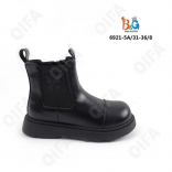 RC51_6921-5A Чёр 31-1,32-1,33-2,34-2,35-1,36-1 Boys and Girls Ботинки Повсед Челси Иск.мат, Байка/Флис, ТПР (TPR-Термопластичная резина) В/О жен