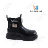 RC51_6921-3A Чёр 31-1,32-1,33-2,34-2,35-1,36-1 Boys and Girls Ботинки Повсед Челси Иск.мат, Байка/Флис, ТПР (TPR-Термопластичная резина) В/О жен