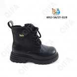 RC51_6912-5A Чёр 27-1,28-1,29-2,30-2,31-1,32-1 Boys and Girls Ботинки Повсед Дерби Иск.мат, Байка/Флис, ТПР (TPR-Термопластичная резина) В/О жен