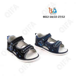 RC51_6612-1A Микс 22-2,23-2,24-2,25-2,26-2,27-2 Boys and Girls Туфли Повсед Сандалеты Иск.мат, Иск.кожа, ТПР (TPR-Термопластичная резина) Лето Муж