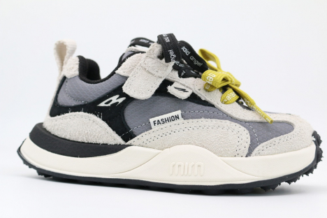 731237-3 серый-черный 31-1,32-1,33-1,34-1,35-1 Kapika П/ботинки Актив.отдых Кроссовки Иск.мат, Текстиль, ЭВА/ТЭП В/О Муж