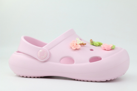 82266-2 Роз 26-2,27-2,29-2,30-2,32-2 Kapika Туфли Пляж Кроксы ЭВА, Без подклада, ЭВА Лето жен