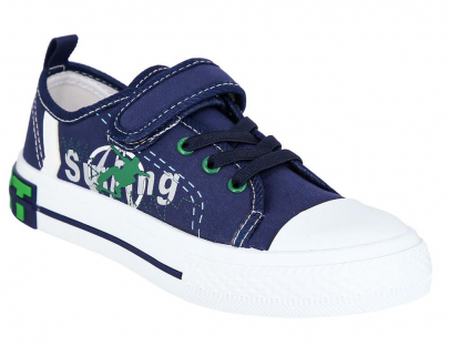 FLI_6315_navy 31-1,32-1,33-1,34-1,35-1,36-1 Kedberry П/ботинки Актив.отдых Полукеды Текстиль, Текстиль, ПВХ Лето Муж