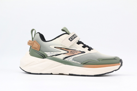 731247-2 хаки 33-1,34-1,35-1,36-1,37-1 Kapika П/ботинки Актив.отдых Кроссовки Иск.мат, Текстиль, ЭВА/ТЭП В/О Муж