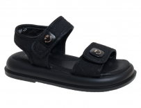 R361011052BK Чёр 27-1,28-2,29-2,30-2,31-2,32-1 Сказка Туфли Повсед Сандалии Иск.мат, Иск.кожа Лето жен