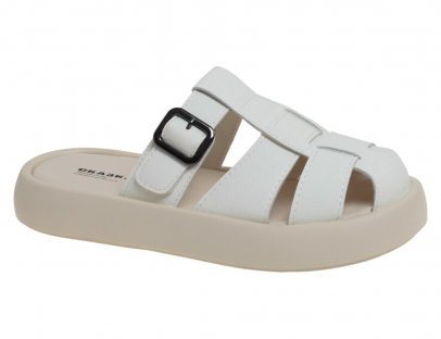 R578811601B Беж 32-1,33-2,34-2,35-2,36-2,37-1 Сказка Туфли Повсед Шлепанцы/Пантолеты Иск.мат, Иск.кожа Лето жен