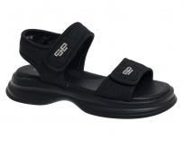 R580311622BK Чёр 32-1,33-2,34-2,35-2,36-2,37-1 Сказка Туфли Повсед Сандалии Иск.мат, Иск.кожа Лето жен