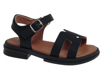 R975711047BK Чёр Сказка Туфли Повсед Сандалии Иск.мат, Иск.кожа Лето жен