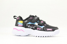 721220-2 Чёр 28-1,29-1,30-1,31-1,32-1 Kapika П/ботинки Актив.отдых Кроссовки Иск.мат, Текстиль, ЭВА В/О жен