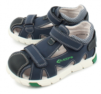 AL 13888 Син 26-1,27-1,28-1,29-1,30-1,31-1 Antilopa П/ботинки Повсед Сандалеты Иск.мат, Кожподклад, полим.мат Лето Муж