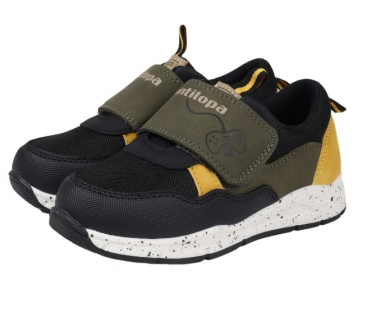 AL 13901-3 Чёр 24-1,25-1,26-1,27-1,28-1,29-1 Antilopa П/ботинки Актив.отдых Кроссовки Иск.мат, Текстиль В/О Муж